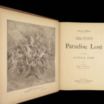 1889 John Milton Paradise Lost Gustave Dore Gallery Illustrated FOLIO Literature