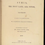 1841 Holy Land ART Syria & Turkey Arabic Ruins Damascus Constantinople Allom