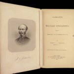 1874 Confederate 1ed General Joseph E Johnston Civil War Narrative CSA Military