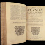 1639 Summa Theologica Saint Thomas AQUINAS Medieval Catholic Sacraments FOLIO