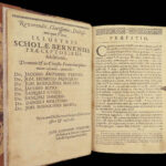 1690 German Latin Dictionary Protestant Reformation Zurich Zwingli BINDING Fries