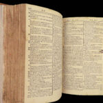 1690 German Latin Dictionary Protestant Reformation Zurich Zwingli BINDING Fries