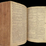 1690 German Latin Dictionary Protestant Reformation Zurich Zwingli BINDING Fries