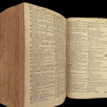 1690 German Latin Dictionary Protestant Reformation Zurich Zwingli BINDING Fries