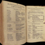 1690 German Latin Dictionary Protestant Reformation Zurich Zwingli BINDING Fries