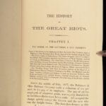 1877 Molly Maguires RIOTS 1ed Pennsylvania Coal Mining Irish Immigrants Railroad