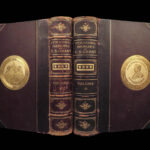 1885 EXQUISITE 1ed Civil War Memoirs General Ulysses Grant MAPS 2v Leather Set