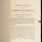 1905 Abraham Lincoln Works of American Politics SLAVERY Abolition Gettysburg 8v