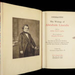 1905 Abraham Lincoln Works of American Politics SLAVERY Abolition Gettysburg 8v