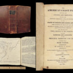 1827 American Coast Pilot by Blunt MAPS Nautical Guide Navigation Lighthouses Harbors