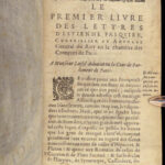 1619 Etienne Pasquier Letters France Jesuits Henry IV Poetry Parlement Pithou 2v