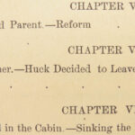 1885 Mark Twain 1st/1st Adventures of Huckleberry Finn Tom Sawyer Mississippi