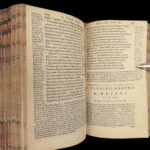 1642 VIRGIL 1ed Aeneid Georgics Eclogues Bucolics Mythology Farnaby Commentary