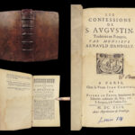 1649 Confessions of St Augustine 1ed Bible Doctrine Philosophy d’Andilly French