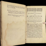 1649 Confessions of St Augustine 1ed Bible Doctrine Philosophy d’Andilly French