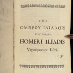 1686 Homer ILIAD in GREEK Classical Mythology Trojan War Cambridge Hayes Latin