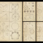 1690 ENGLISH Astronomy & Geometry Math Tables Tycho Planets ZODIAC 1ed Leybourn