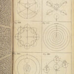 1690 ENGLISH Astronomy & Geometry Math Tables Tycho Planets ZODIAC 1ed Leybourn