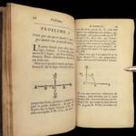 1698 Ozanam Geometry Mathematics Trigonometry Planimetry Longimetry Illustrated