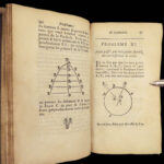 1698 Ozanam Geometry Mathematics Trigonometry Planimetry Longimetry Illustrated