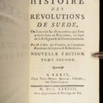 1778 SWEDEN Swedish WARS Vertot Denmark Scandinavia Russia Champagne PROVENANCE