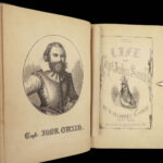 1846 Life of John Smith Pocahontas Indians Americana Jamestown Plymouth Simms