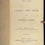 1846 Life of John Smith Pocahontas Indians Americana Jamestown Plymouth Simms