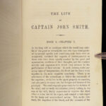 1846 Life of John Smith Pocahontas Indians Americana Jamestown Plymouth Simms