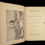 1875 Land of Arabian Nights 1ed PERSIA Arabia Illustrated Holy Land Fogg