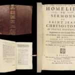 1689 Orthodox Saint John Chrysostom Homilies Bible Sermons Greek Latin Byzantine