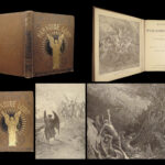 1890 ENORMOUS John Milton Paradise Lost Gustave Dore Gallery Illustrated FOLIO