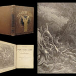 1890 ENORMOUS John Milton Paradise Lost Gustave Dore Gallery Illustrated FOLIO