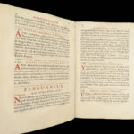 1670 Martyrology of Rothomagi Rouen France Catholic Mass Prayers Martyrs RARE