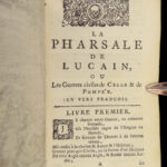 1683 Rochambeau PROVENANCE Rev War Yorktown USA Lucan PHARSALIA Julius Caesar