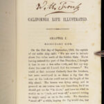 1858 California Life Golden Gate Gold Mine San Francisco Missionary Illustrated