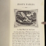 1867 English Aesop’s Fables Mythology 197 Woodcuts Illustrated Croxall FAMOUS