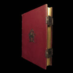 1873 STUNNING Catholic Prayer Breviary Confessional Illuminated Moroccan BINDING