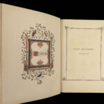 1873 STUNNING Catholic Prayer Breviary Confessional Illuminated Moroccan BINDING