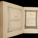 1873 STUNNING Catholic Prayer Breviary Confessional Illuminated Moroccan BINDING