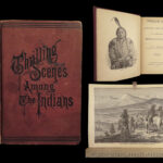 1884 INDIANS 1ed Native American Sitting Bull Custer’s Last Stand Illustrated