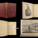 1884 INDIANS 1ed Native American Sitting Bull Custer’s Last Stand Illustrated