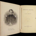 1885 Civil War 1ed Memoirs of Union General Ulysses S. Grant Illustrated MAPS 2v