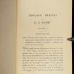 1885 Civil War 1ed Memoirs of Union General Ulysses S. Grant Illustrated MAPS 2v