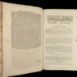 1672 ENORMOUS Eusebius Early Church History Greek & Latin Bible Fathers FOLIO