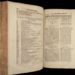 1672 ENORMOUS Eusebius Early Church History Greek & Latin Bible Fathers FOLIO