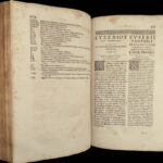 1672 ENORMOUS Eusebius Early Church History Greek & Latin Bible Fathers FOLIO