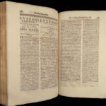 1672 ENORMOUS Eusebius Early Church History Greek & Latin Bible Fathers FOLIO