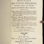 1770 Dictionary of CULTS China India Persia Muslim Astrology Pagan Occult Croix