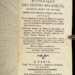 1770 Dictionary of CULTS China India Persia Muslim Astrology Pagan Occult Croix