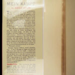 1939 MEIN KAMPF 1st ed Adolf Hitler World War II Germany Anti-Semitism MAP